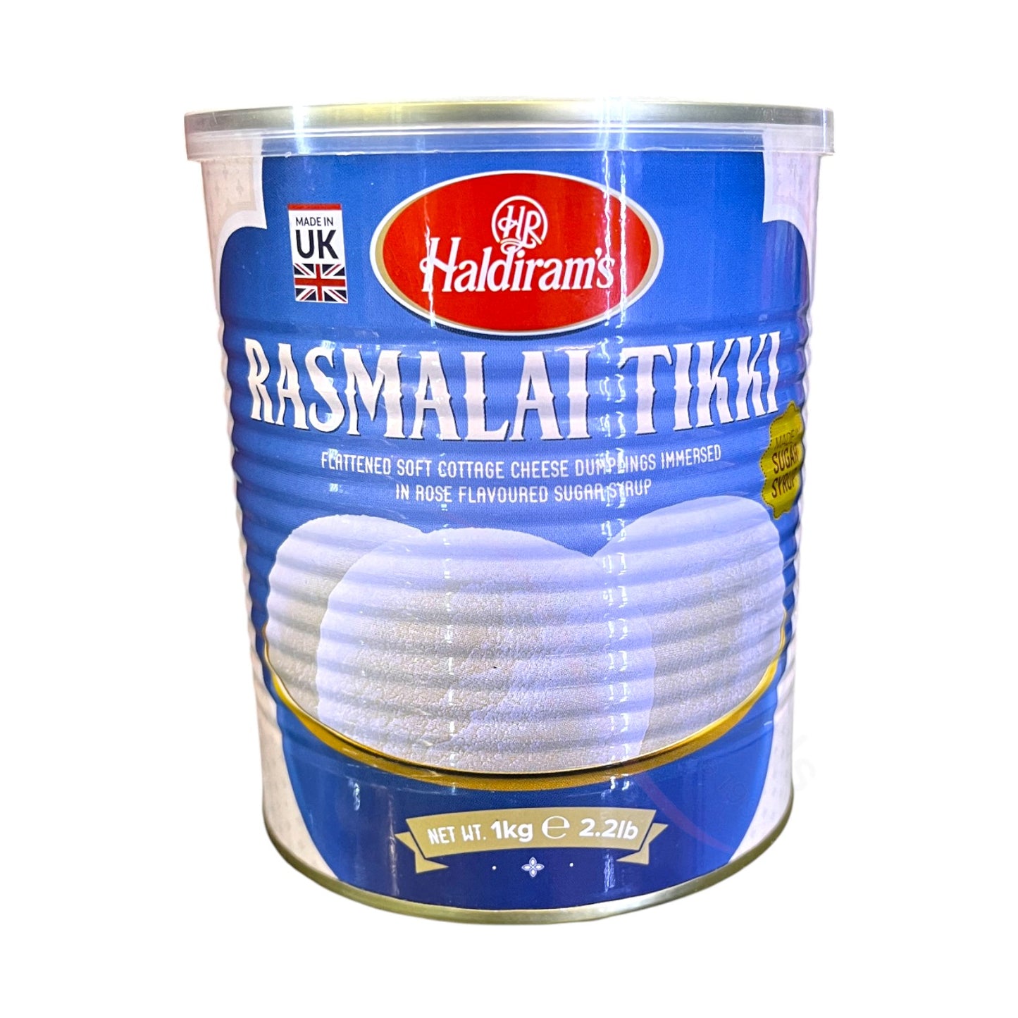 Rasmalai Tikki canned – Cottage Cheese Patties in Sweetened Milk