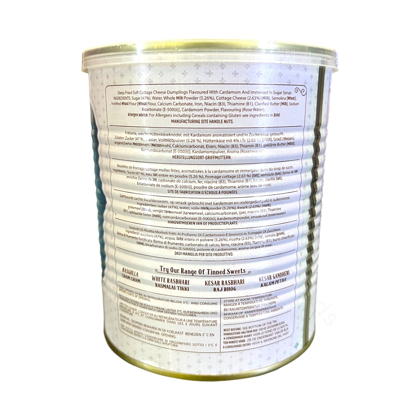 Gulab Jamun canned – Milk Dumplings in Sugar Syrup