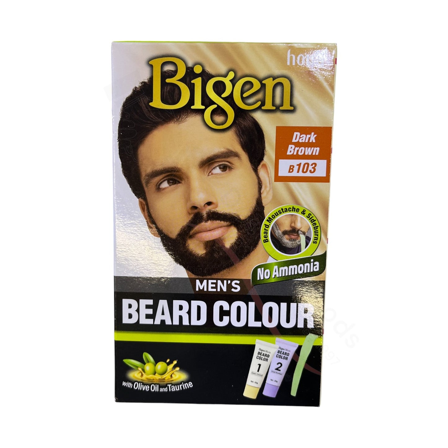 Mens Beard Colour Dark Brown N. B103