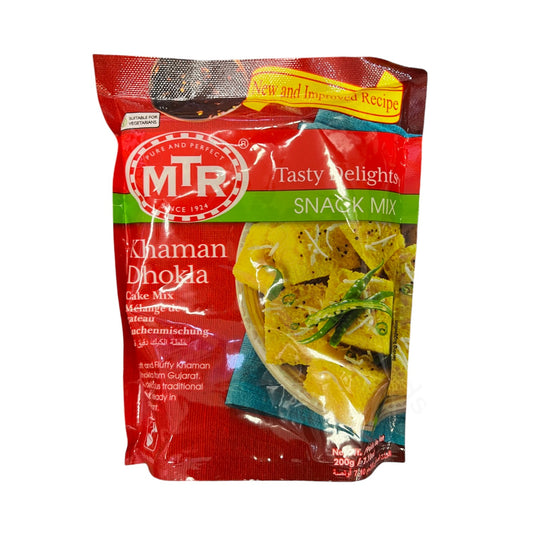 MTR Khaman Dhokla Mix (Mischung für gedämpften Kuchen aus Kichererbsenmehl)