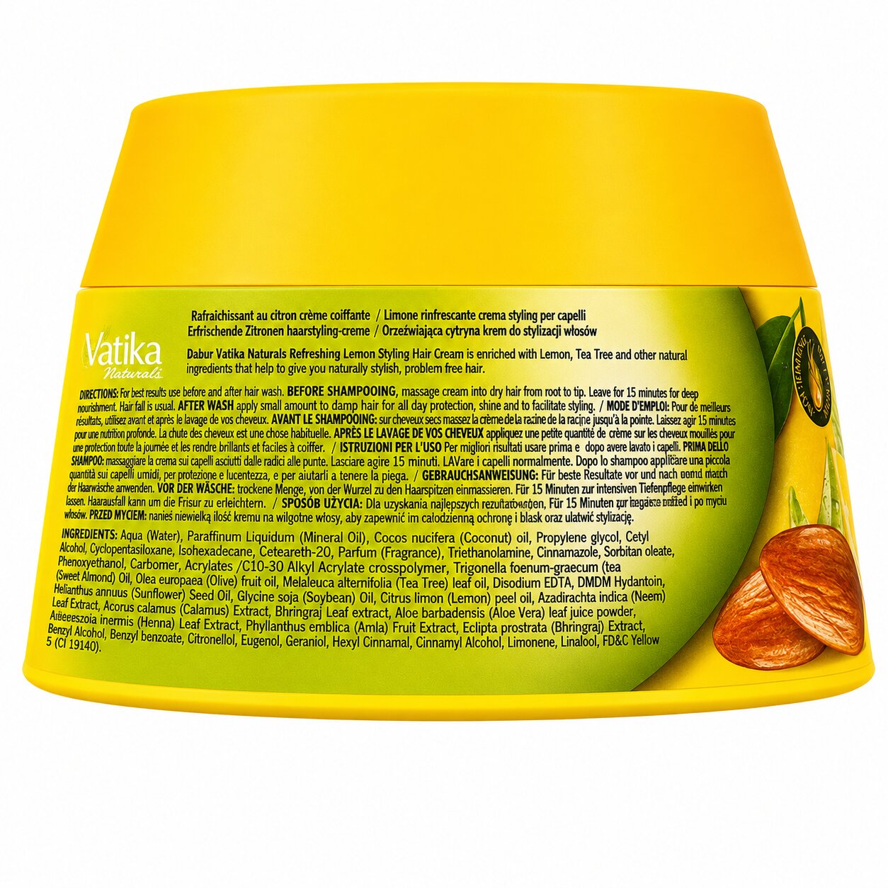 Hair Cream Lemon Tea Tree Almond