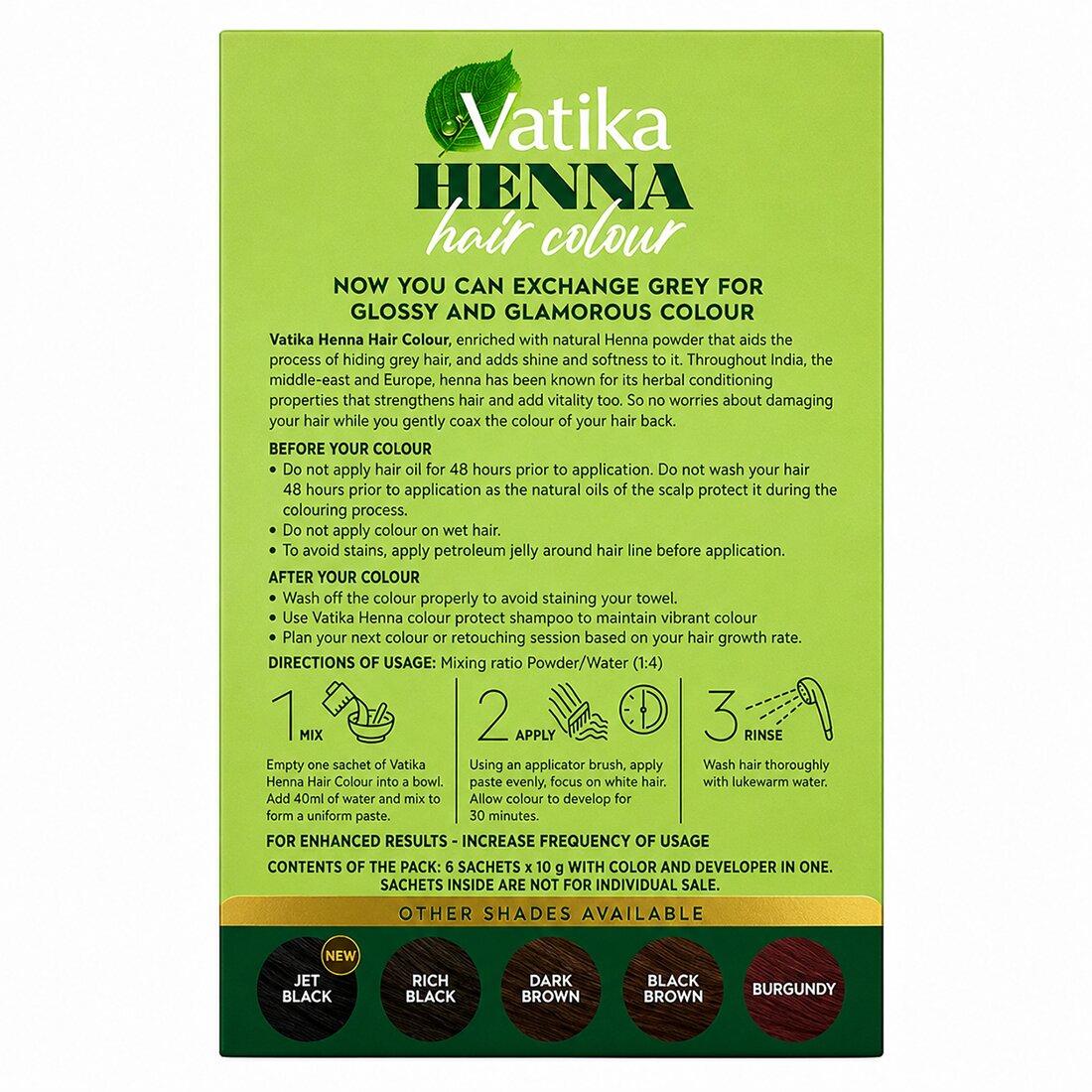 Henna Hair Colour Natural Brown