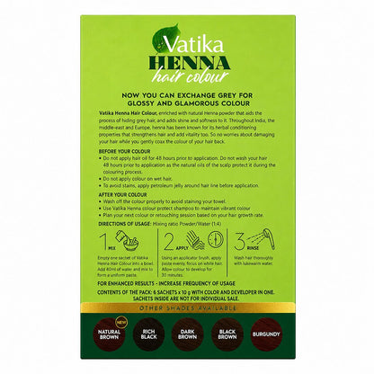 Henna Hair Colour Jet Black