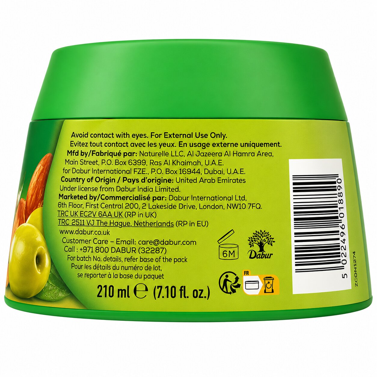 Hair Cream Olive Henna Almond