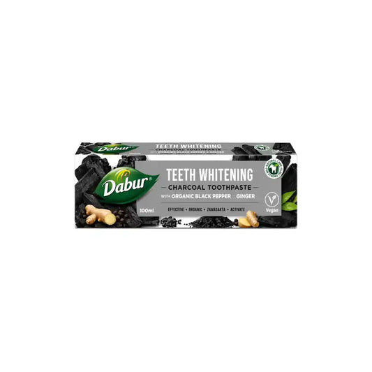 Toothpaste Teeth Whitening Organic Black Pepper + Ginger