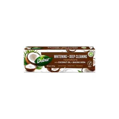 Whitening + Deep Cleaning Toothpaste Coconut Oil + Baking Soda