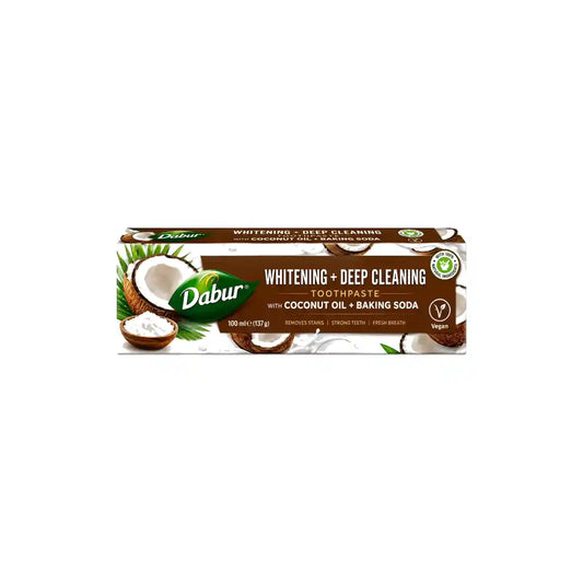 Whitening + Deep Cleaning Toothpaste Coconut Oil + Baking Soda
