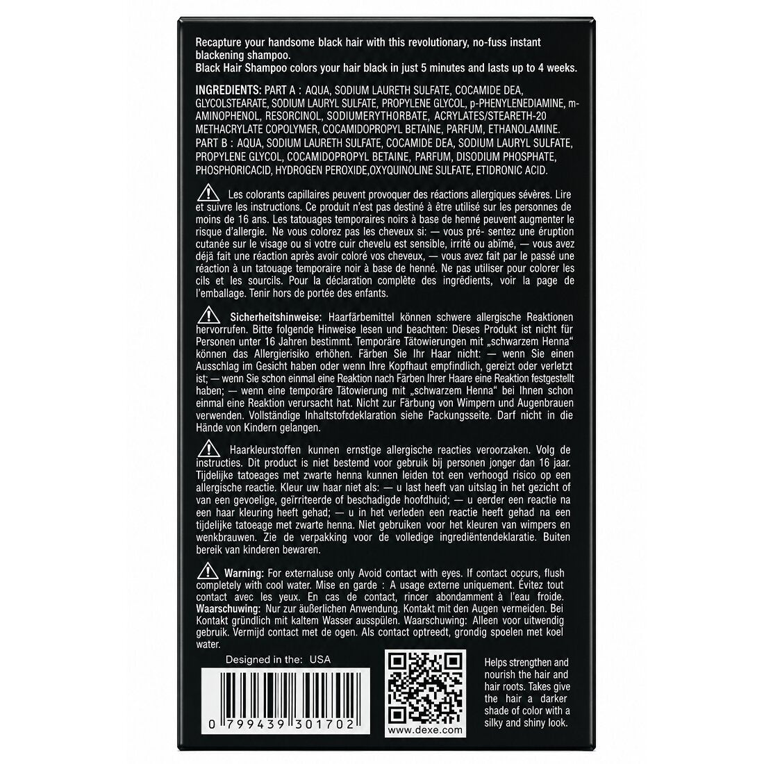 Black Hair Shampoo