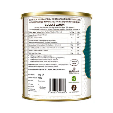Gulab Jamun canned – Milk Dumplings in Sugar Syrup