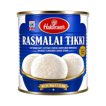 Rasmalai Tikki canned – Cottage Cheese Patties in Sweetened Milk