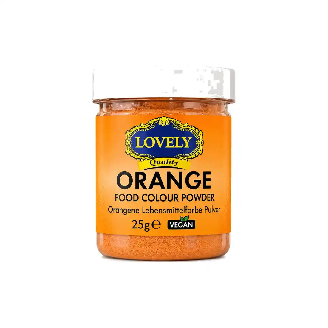Lebensmittelfarbe Pulver Orange
