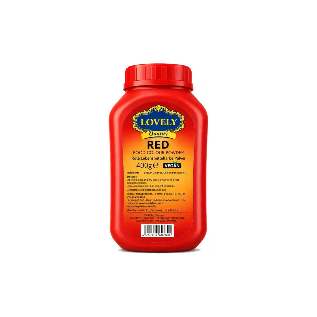 Lebensmittelfarbe Pulver Rot
