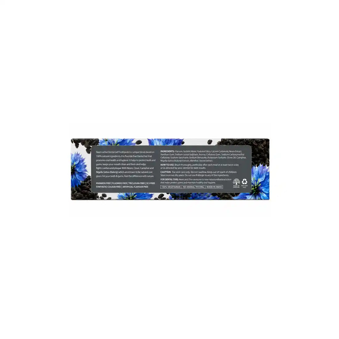 Toothpaste Teeth Whitening Organic Black Pepper + Ginger