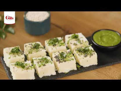Gits Khatta Dhokla Mix (Mischung für gedämpften, säuerlichen Kuchen aus Kichererbsenmehl)