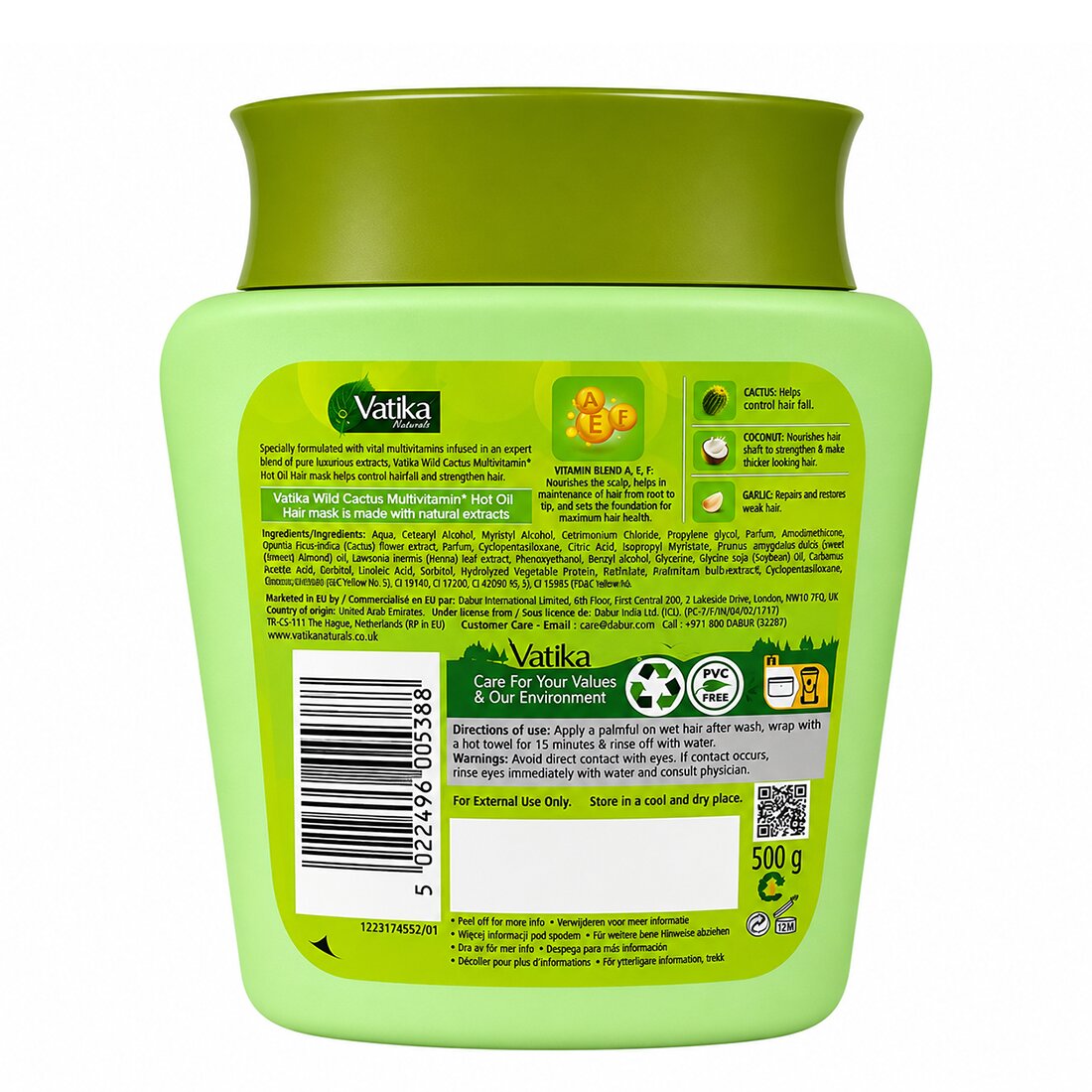 Multivitamin Hot Oil Hair Mask Wild Cactus